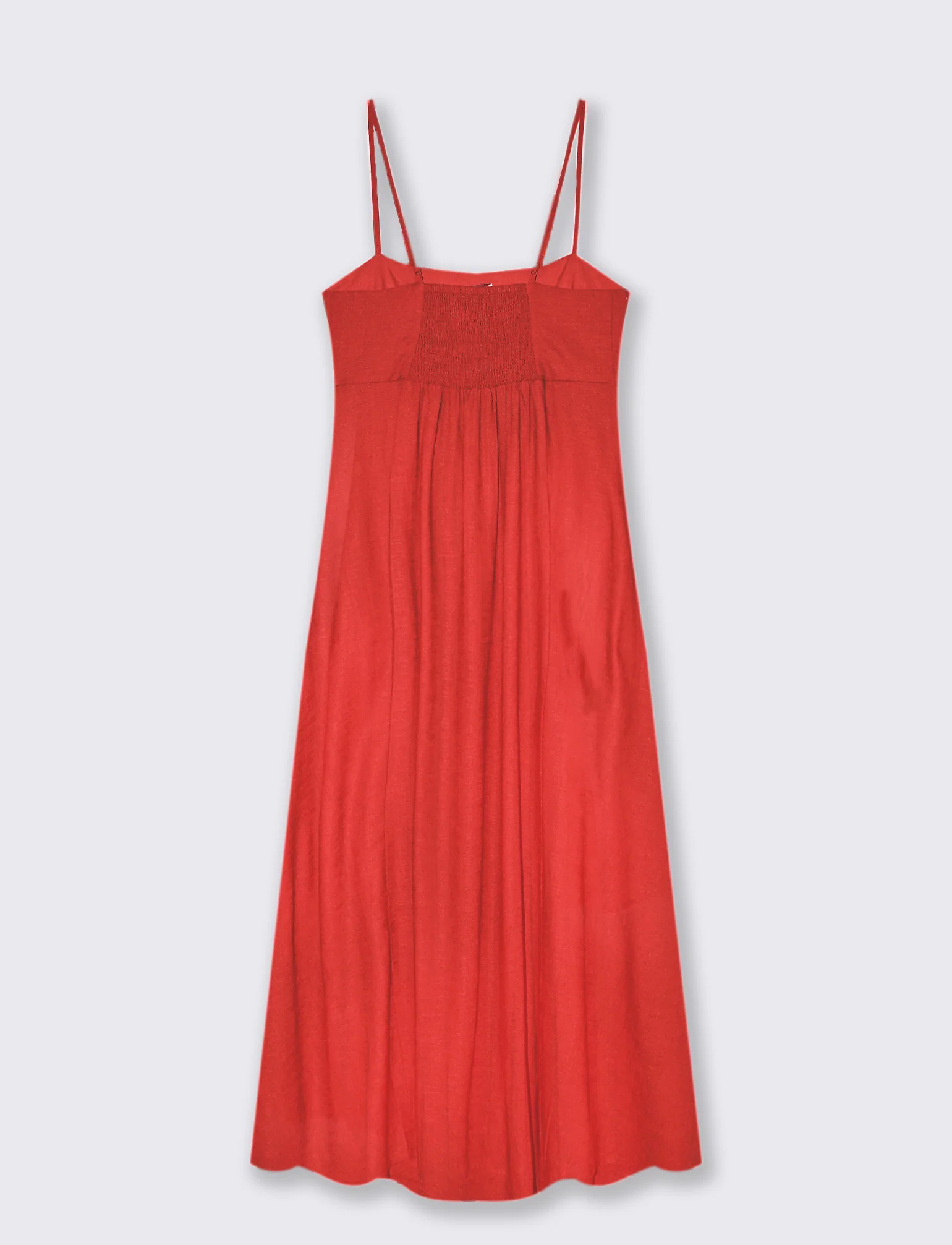 Abito svasato da donna - Rosso scarlatto - Image 2