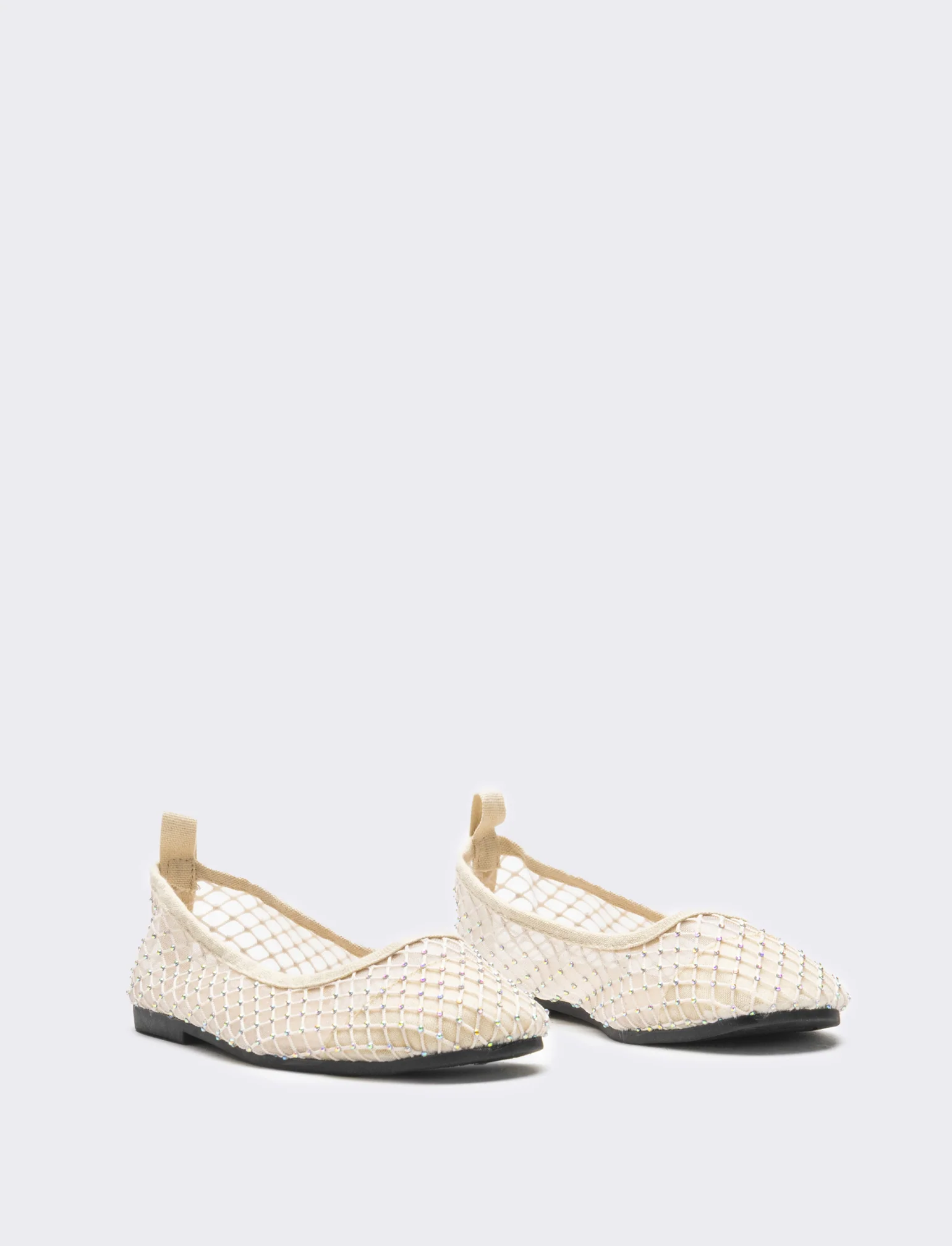 Ballerina da bambina in rete - Beige - Image 2