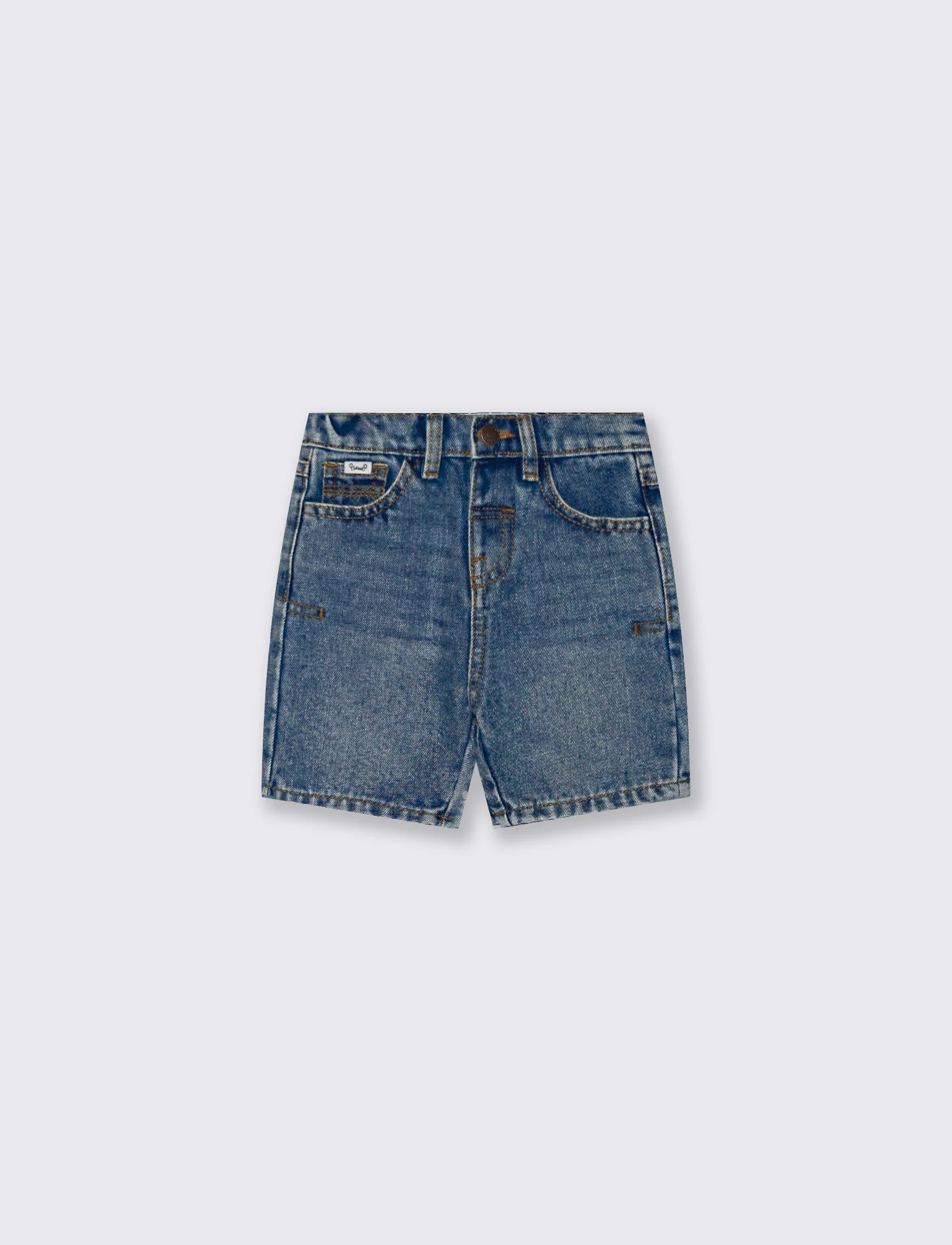 Bermuda in denim. - Denim - Image 2