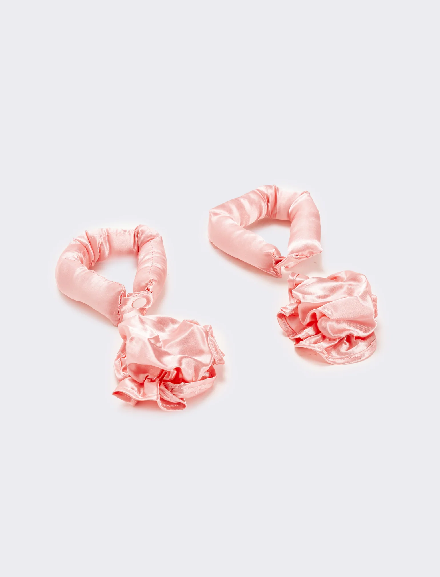 Bigodone set boccoli - Rosa - Image 2