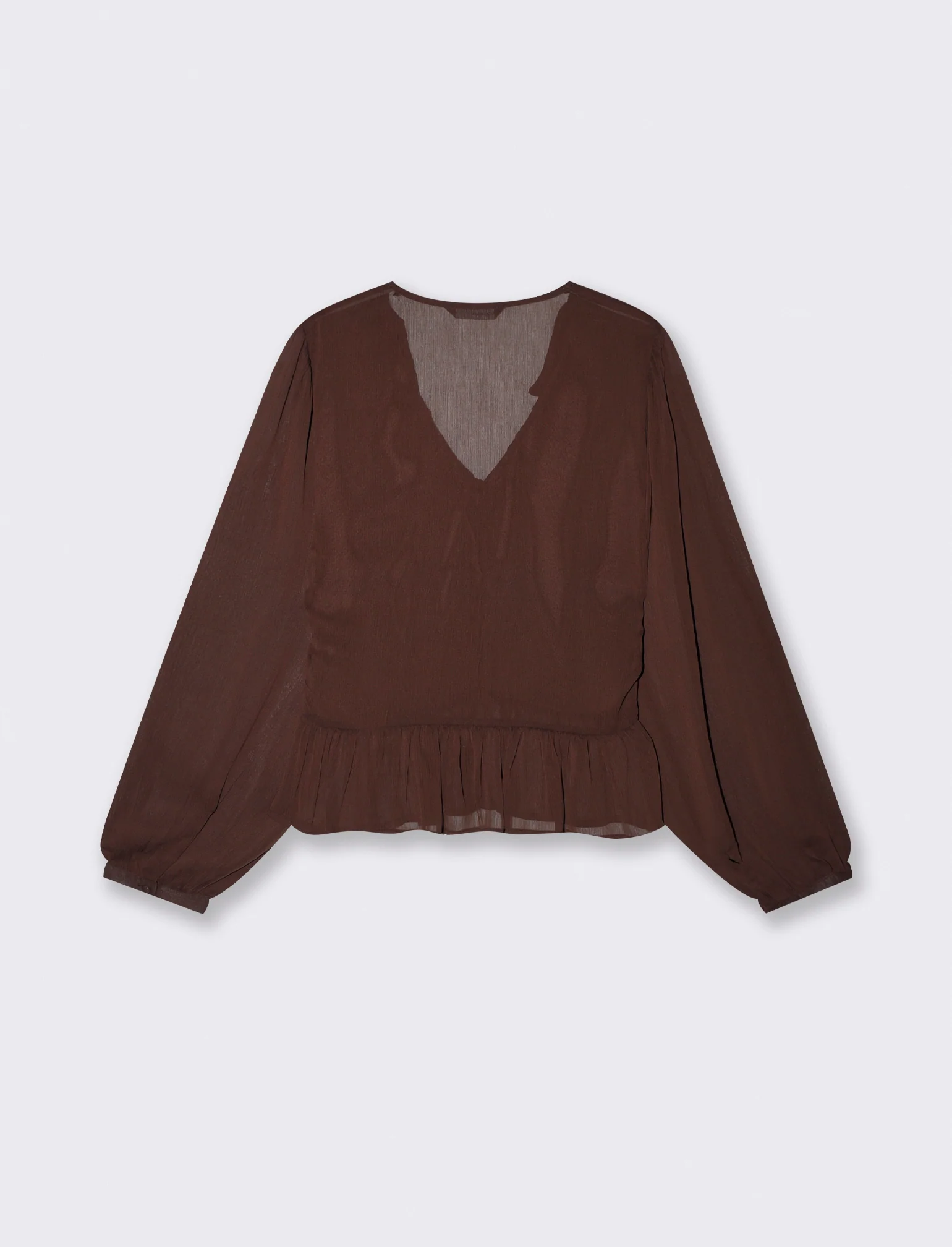 CAMICIA CON VOLANT - Moro - Image 2