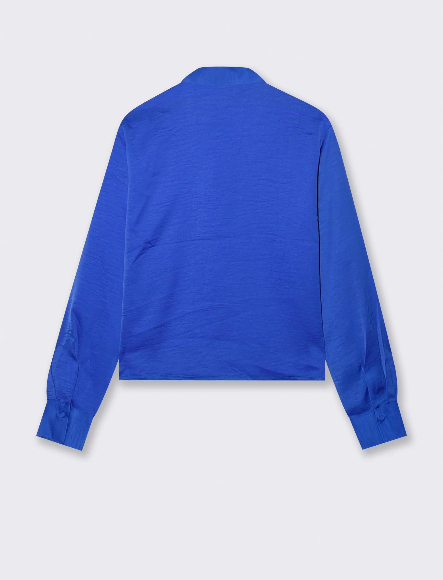 CAMICIA CROP - Blu royal - Image 2