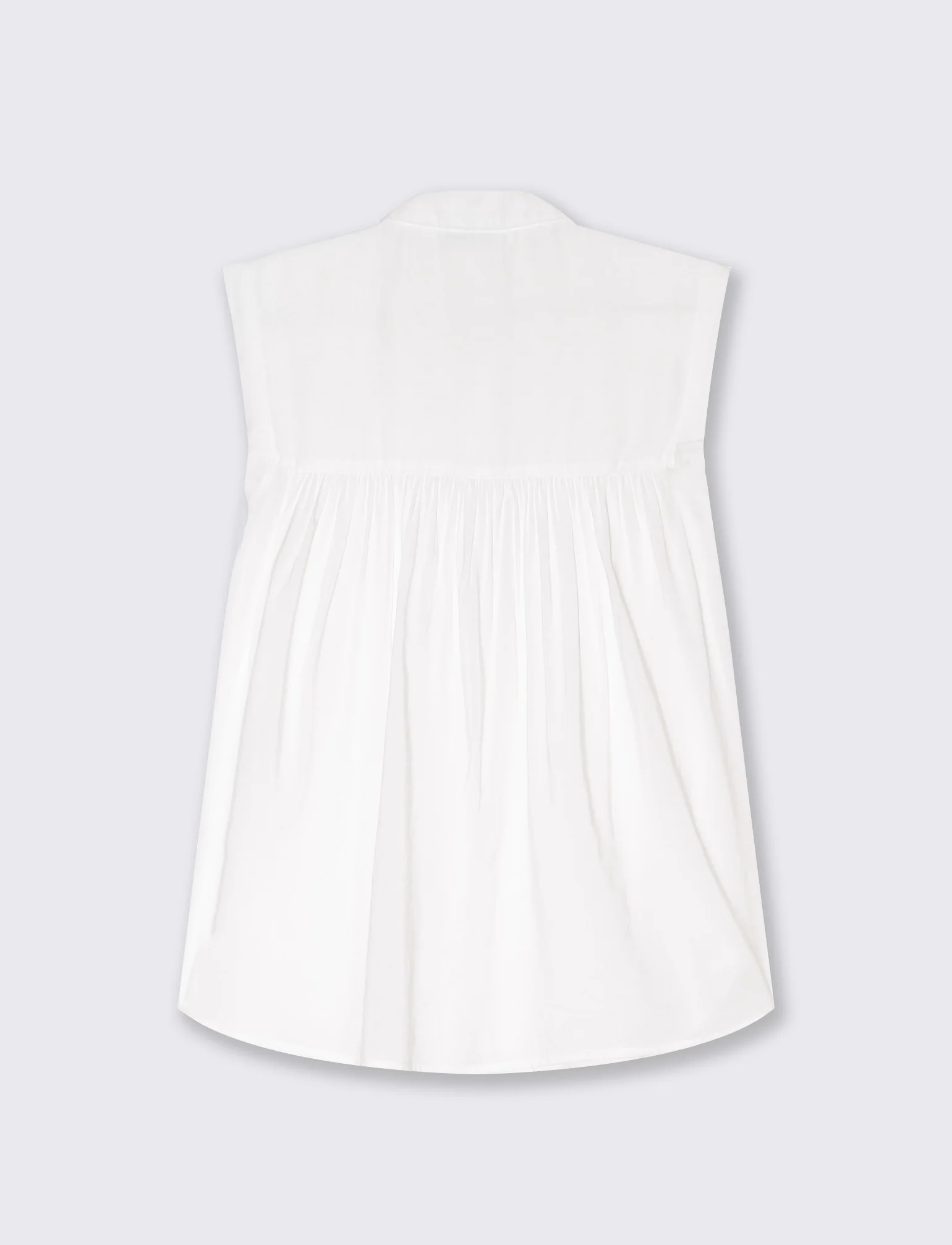 Camicia giro manica da donna - Bianco - Image 2