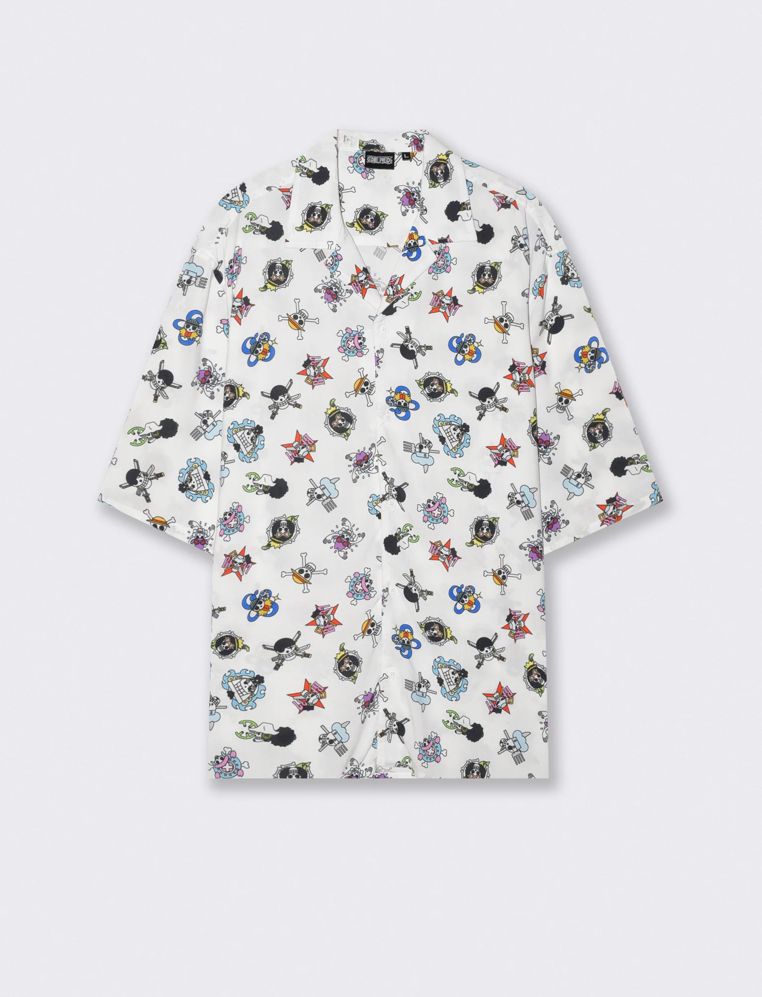 CAMICIA STAMPA ALL OVER  ONEPIECE - Bianco - Image 3
