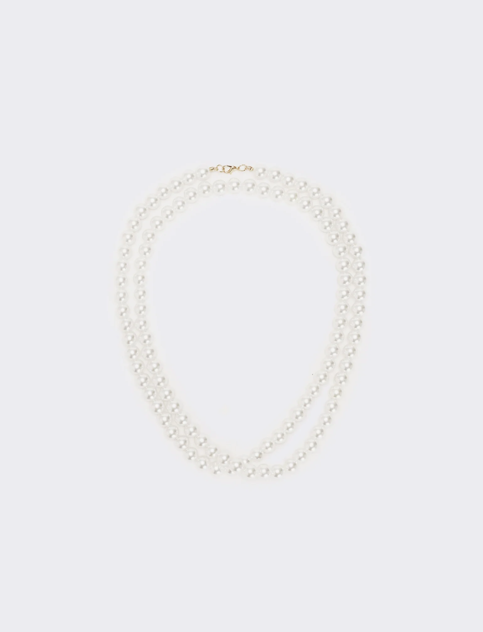Collana charleston 12mm - Bianco natural