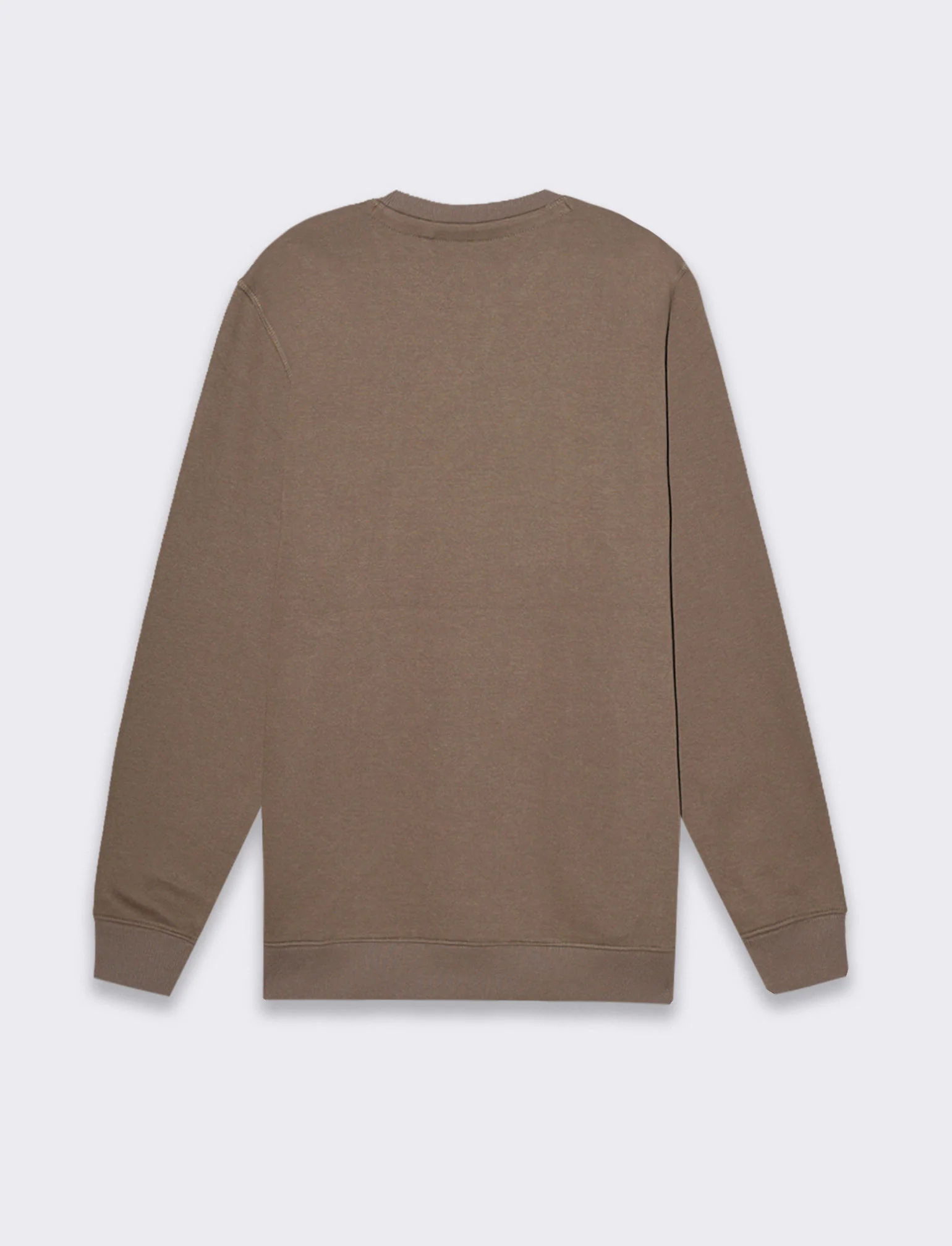 Felpa basic girocollo da uomo - Grigio fango - Image 2