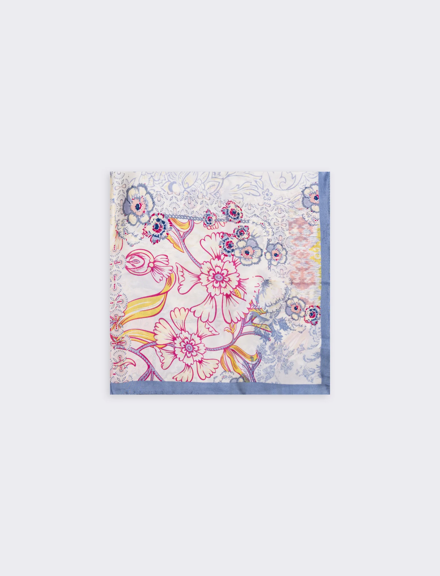 Foulard 70x70cm stampato varie fantasie - Lilla - Image 2