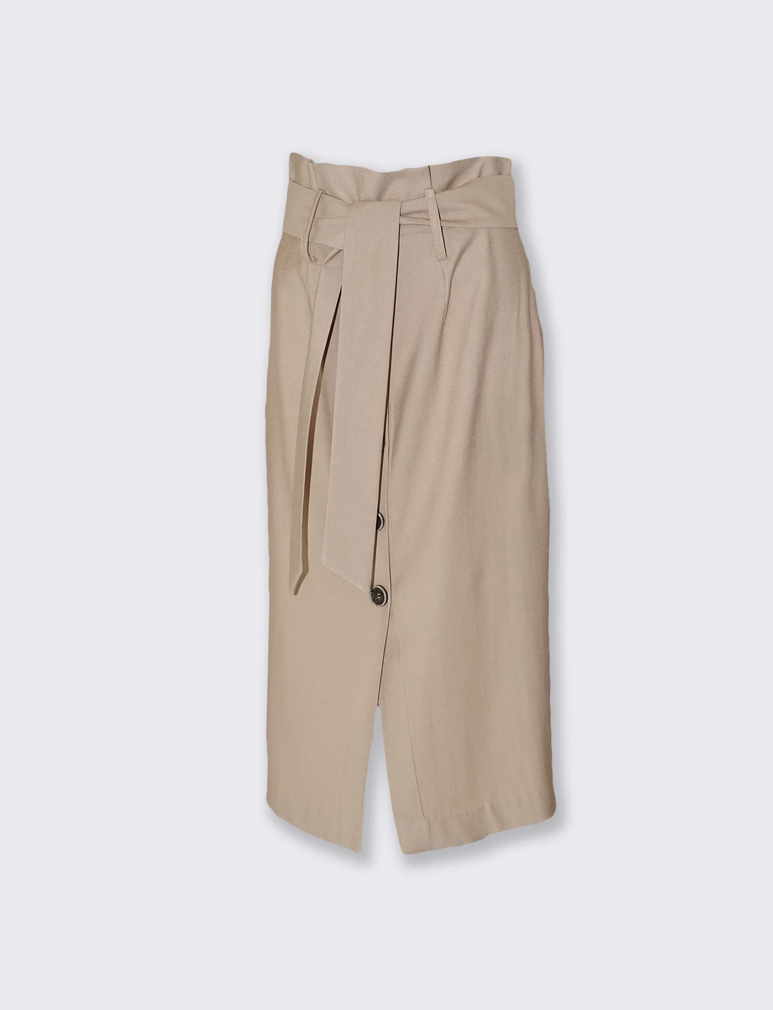Gonna midi - Beige - Image 5