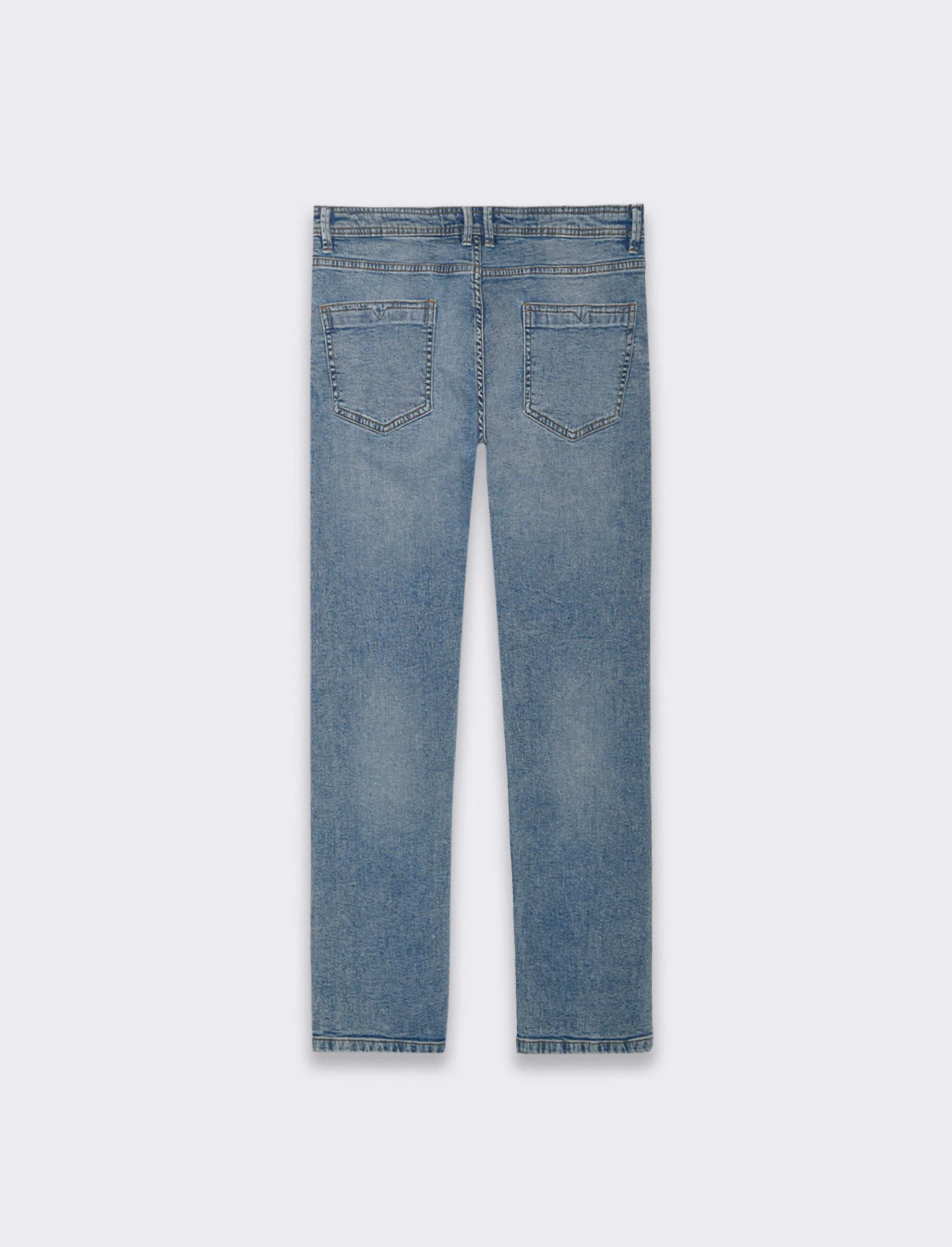 Jeans regular fit blu chiaro da uomo - Denim - Image 5