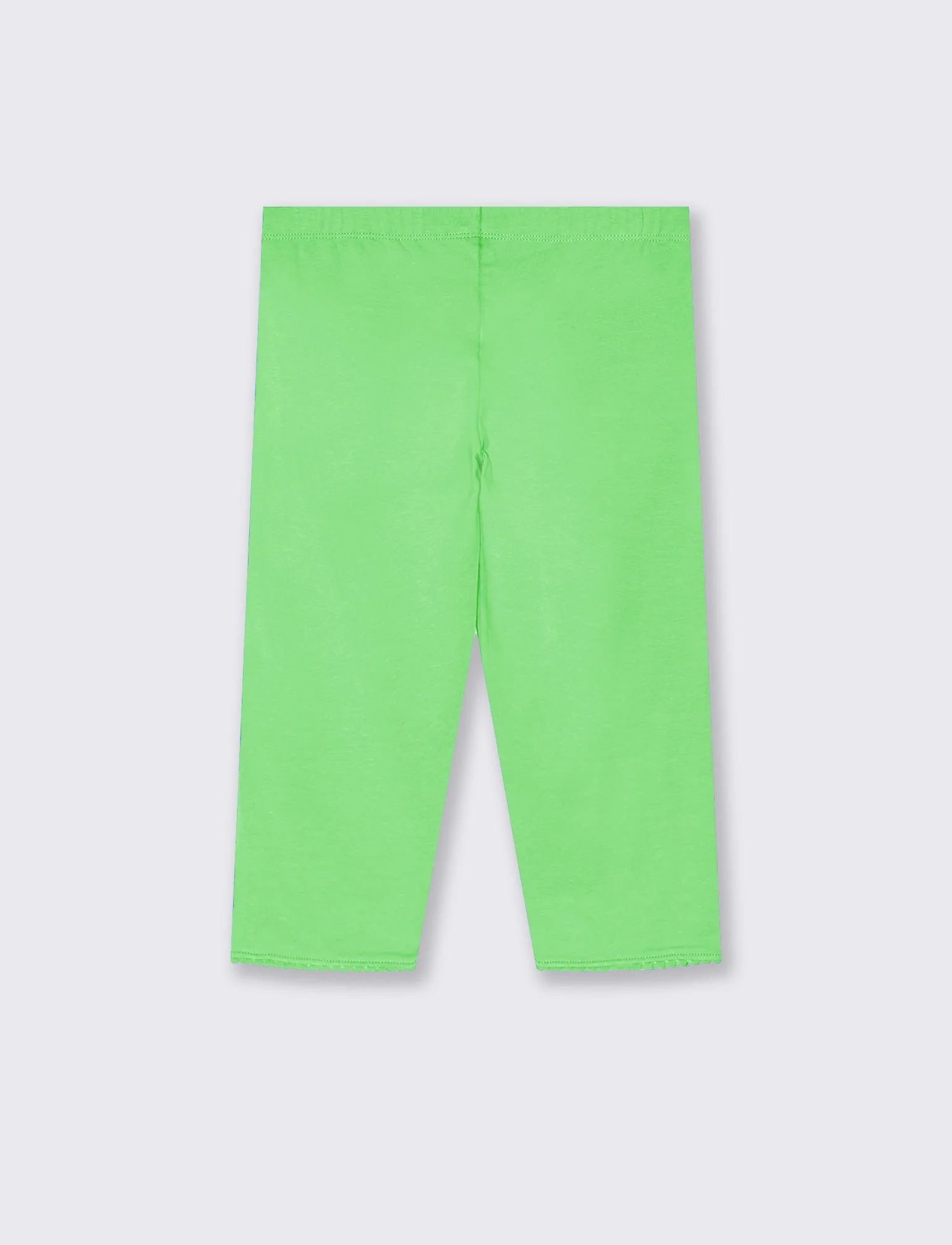 Leggings a tre quarti. da bambina - Verde mela - Image 2