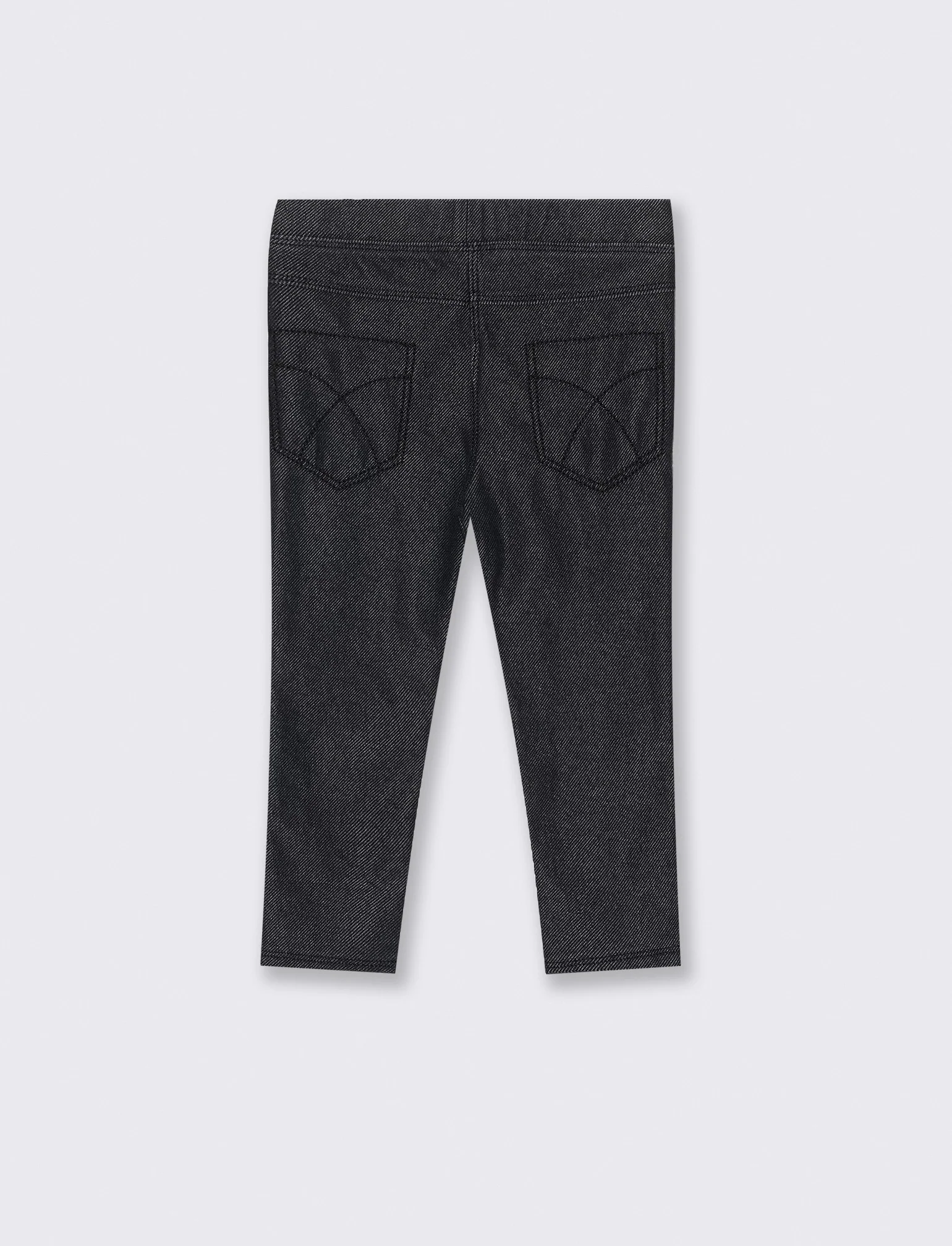 Leggings in cotone - Nero - Image 2
