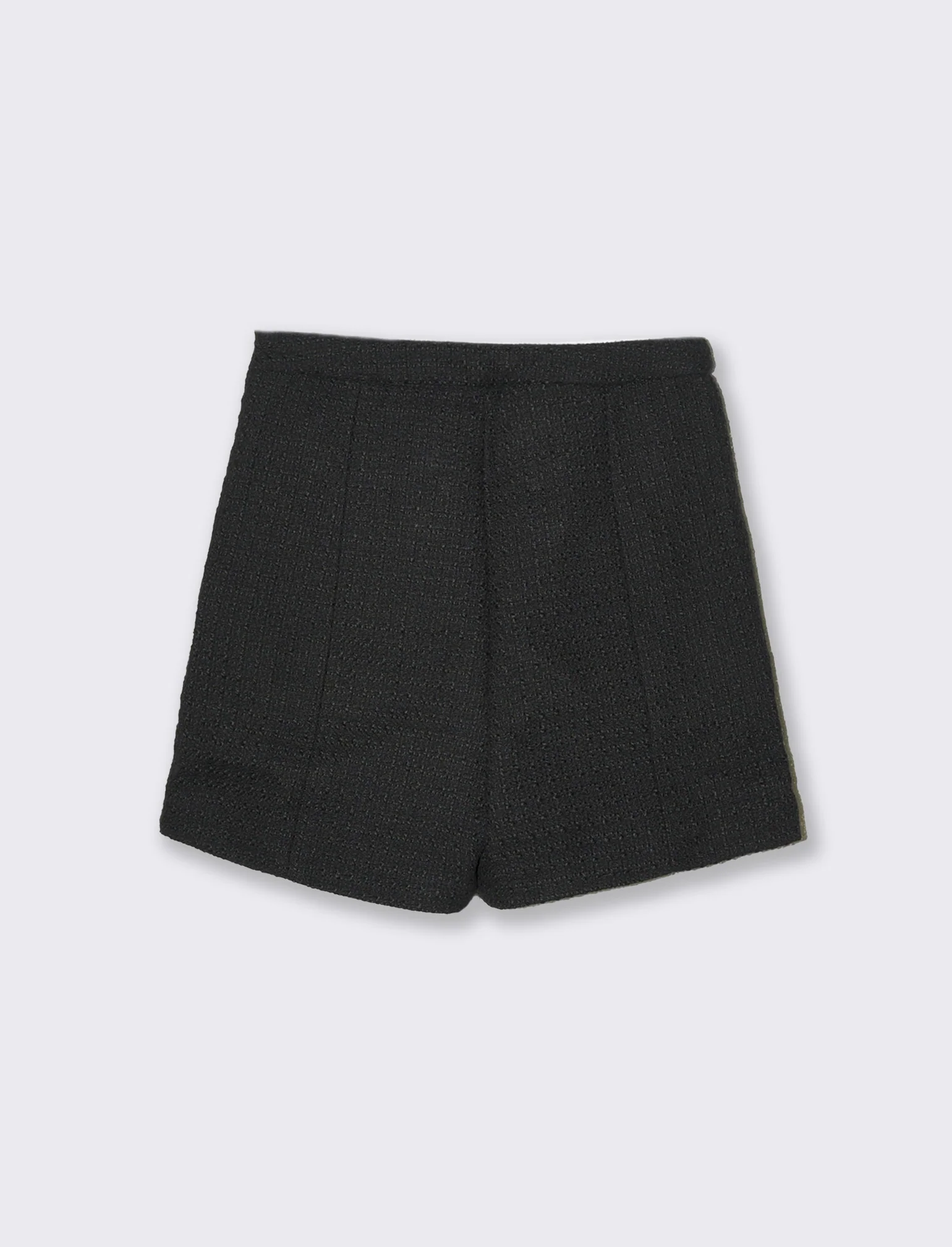 Pantaloncio con bottoni da donna - Nero - Image 5