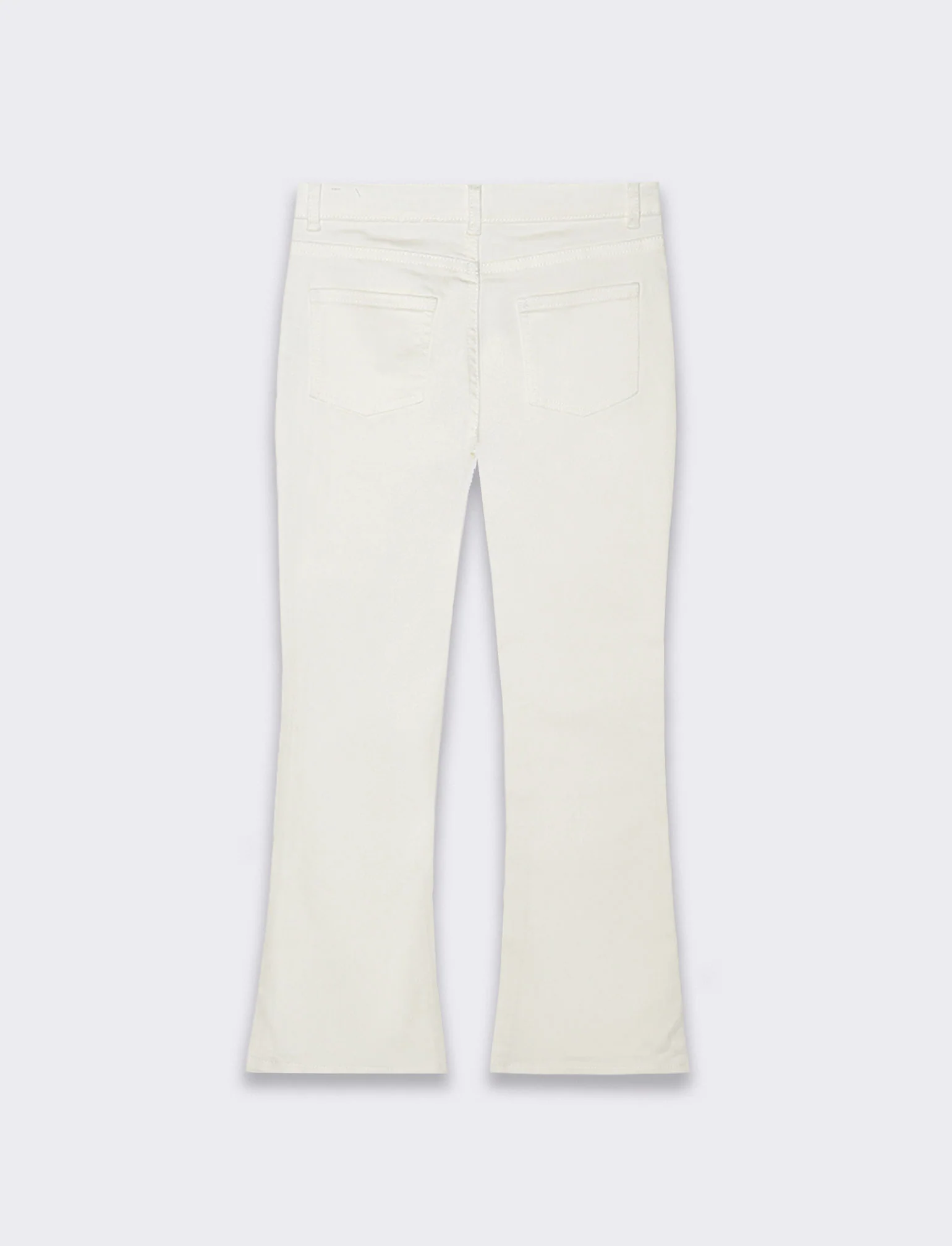 Pantalone 5 tasche da bambina - Bianco - Image 2