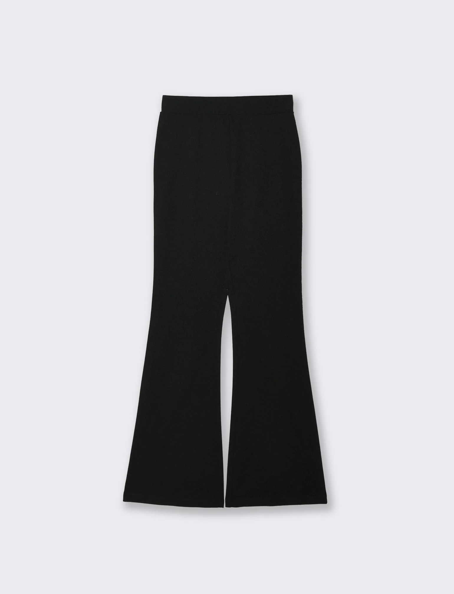 PANTALONE BASICO FLARE - Nero - Image 2