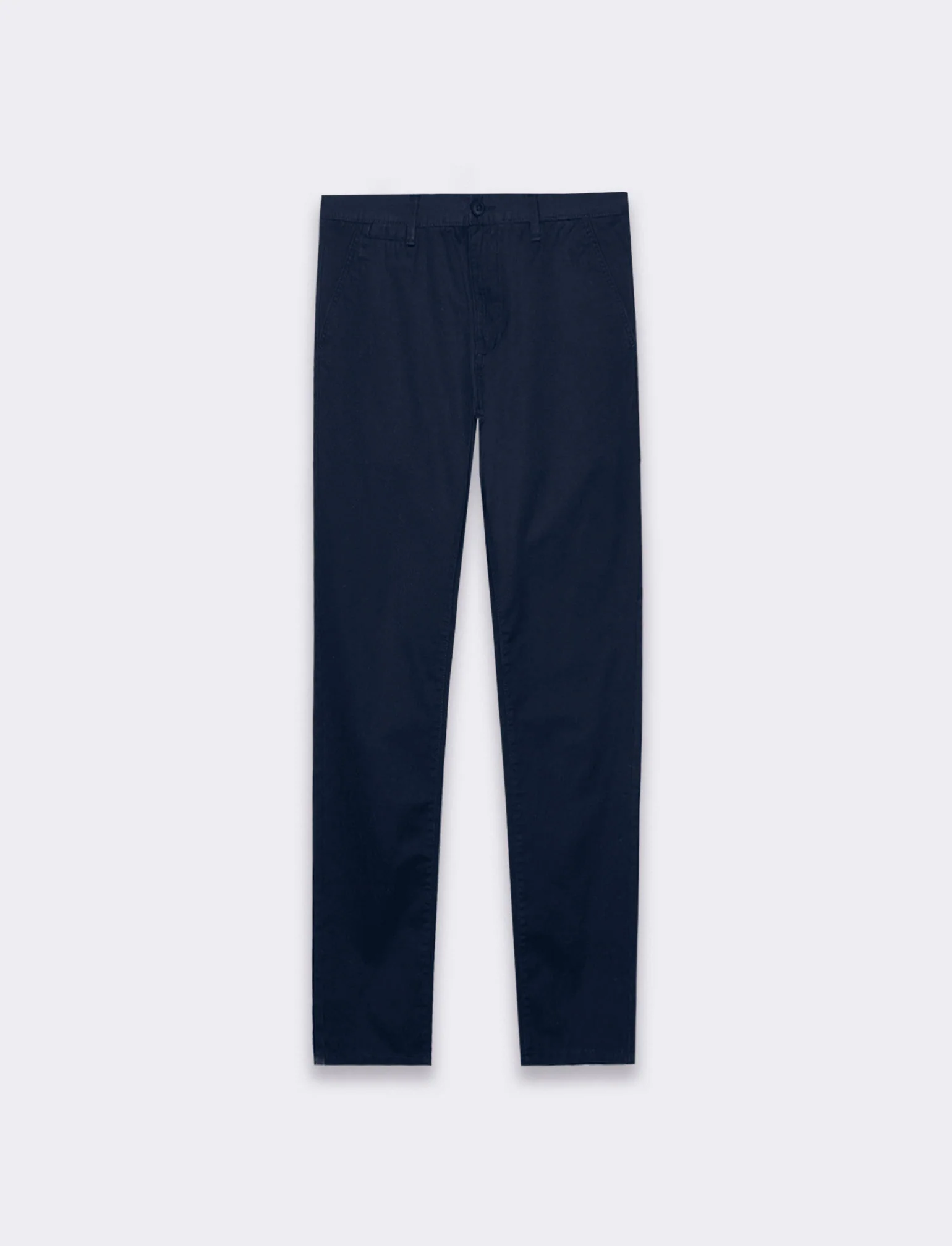Pantaloni basic chino regular fit da uomo - Blu - Image 4