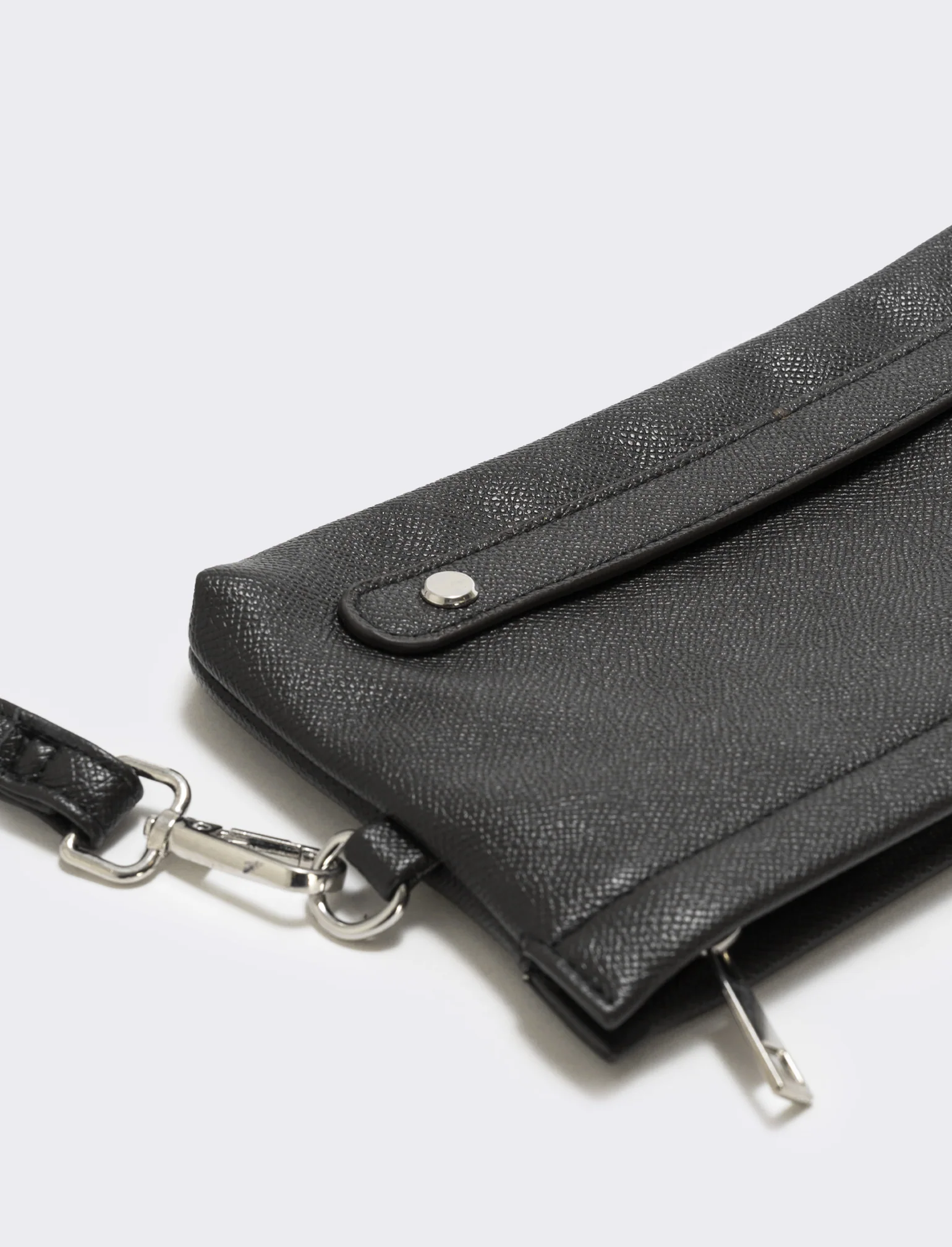 Pochette uomo con zip - Nero - Image 3