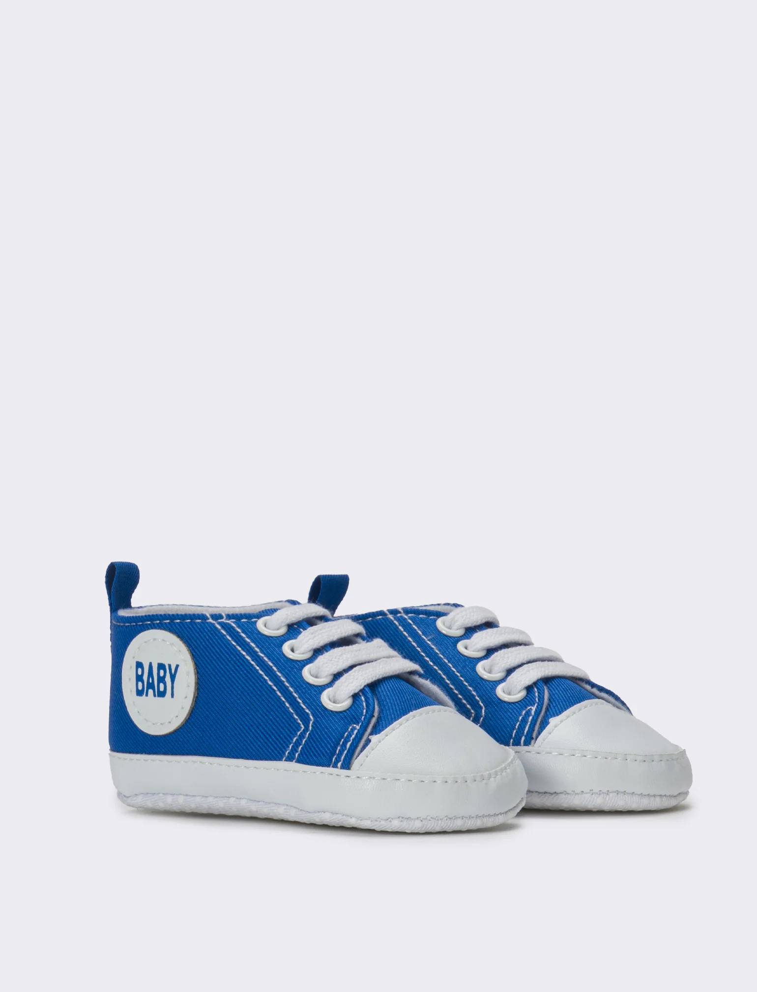 Scarpa in canvas da neonato - Celeste - Image 3