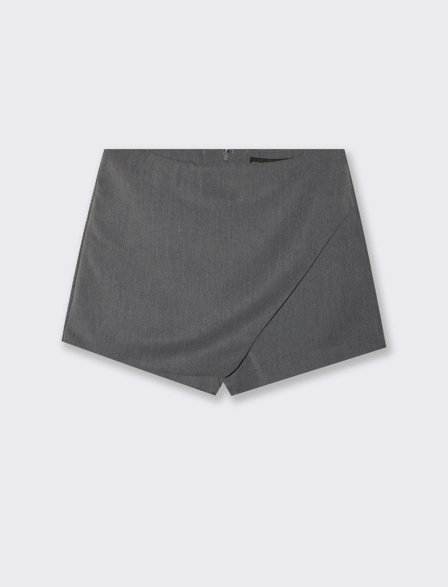 SHORT CON PANNELLO DAVANTI - Grigio mel.