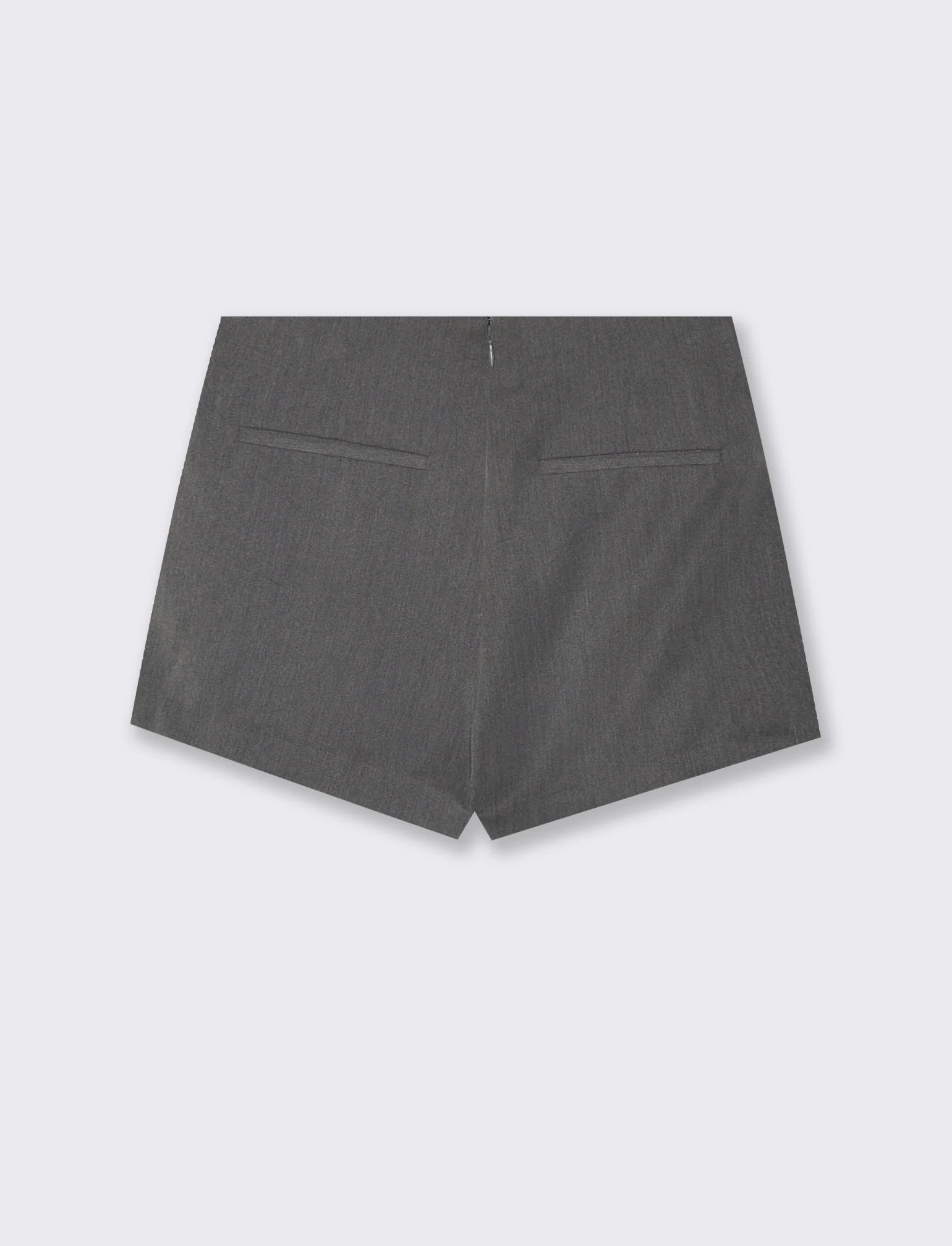SHORT CON PANNELLO DAVANTI - Grigio mel. - Image 2