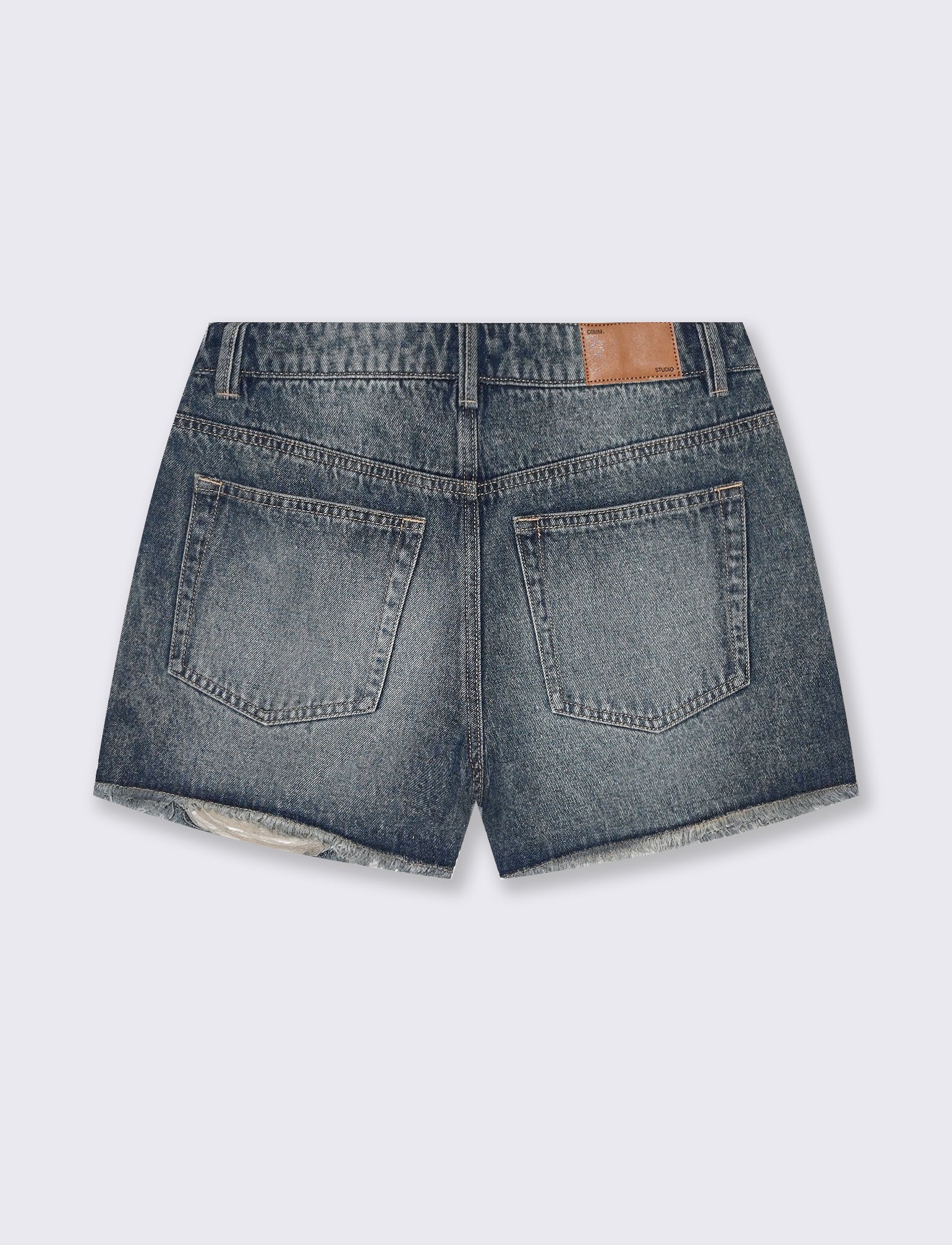 Short in denim da donna - DENIM SCURO - Image 5