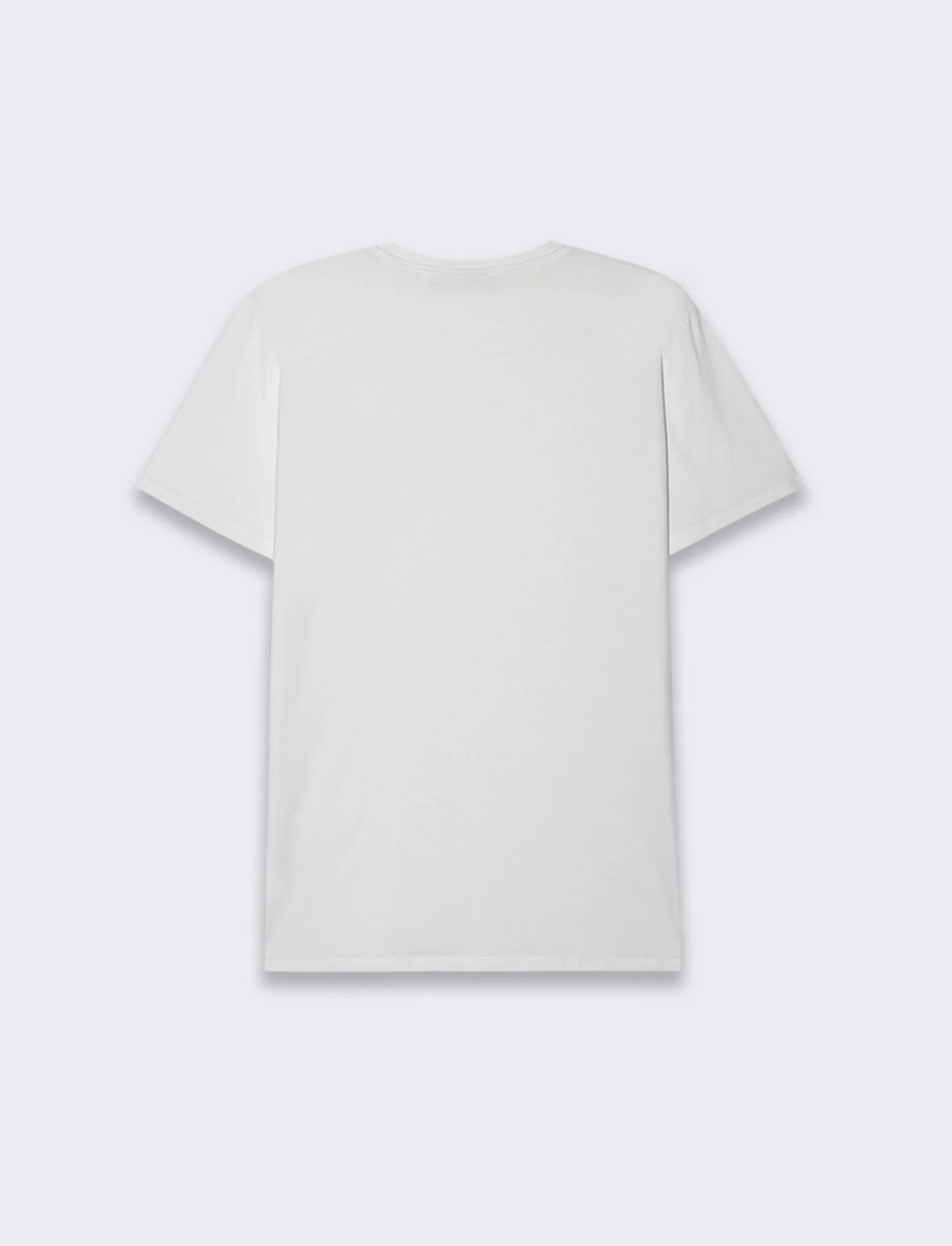 T-SHIRT BASIC IN COTONE REGULAR FIT - Bianco - Image 2