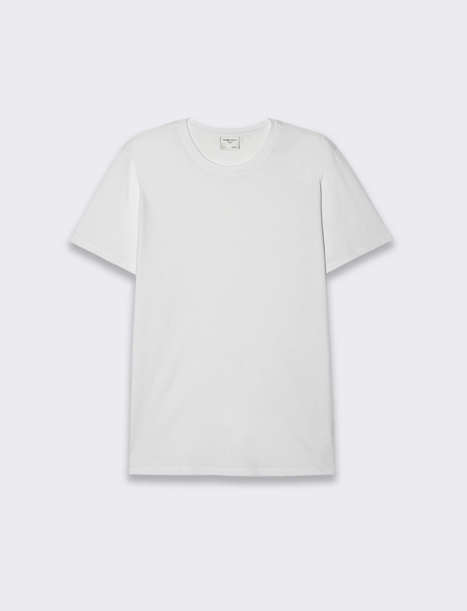 T-SHIRT BASIC IN COTONE REGULAR FIT - Bianco - Image 3