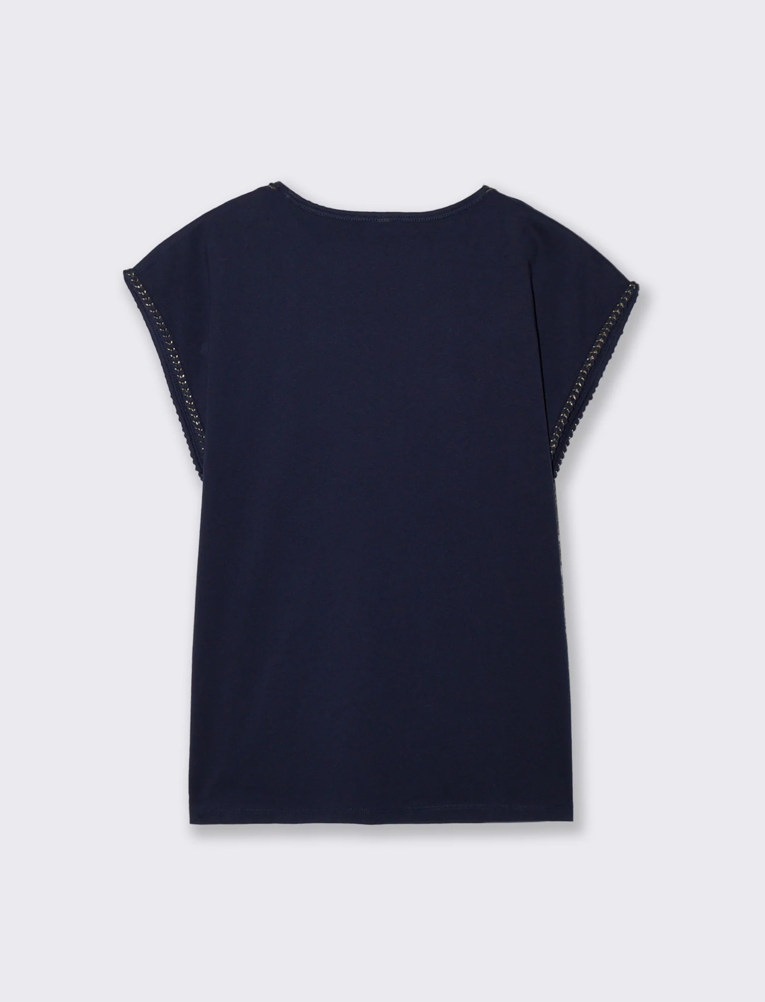 T-SHIRT COTONE - Blu - Image 4