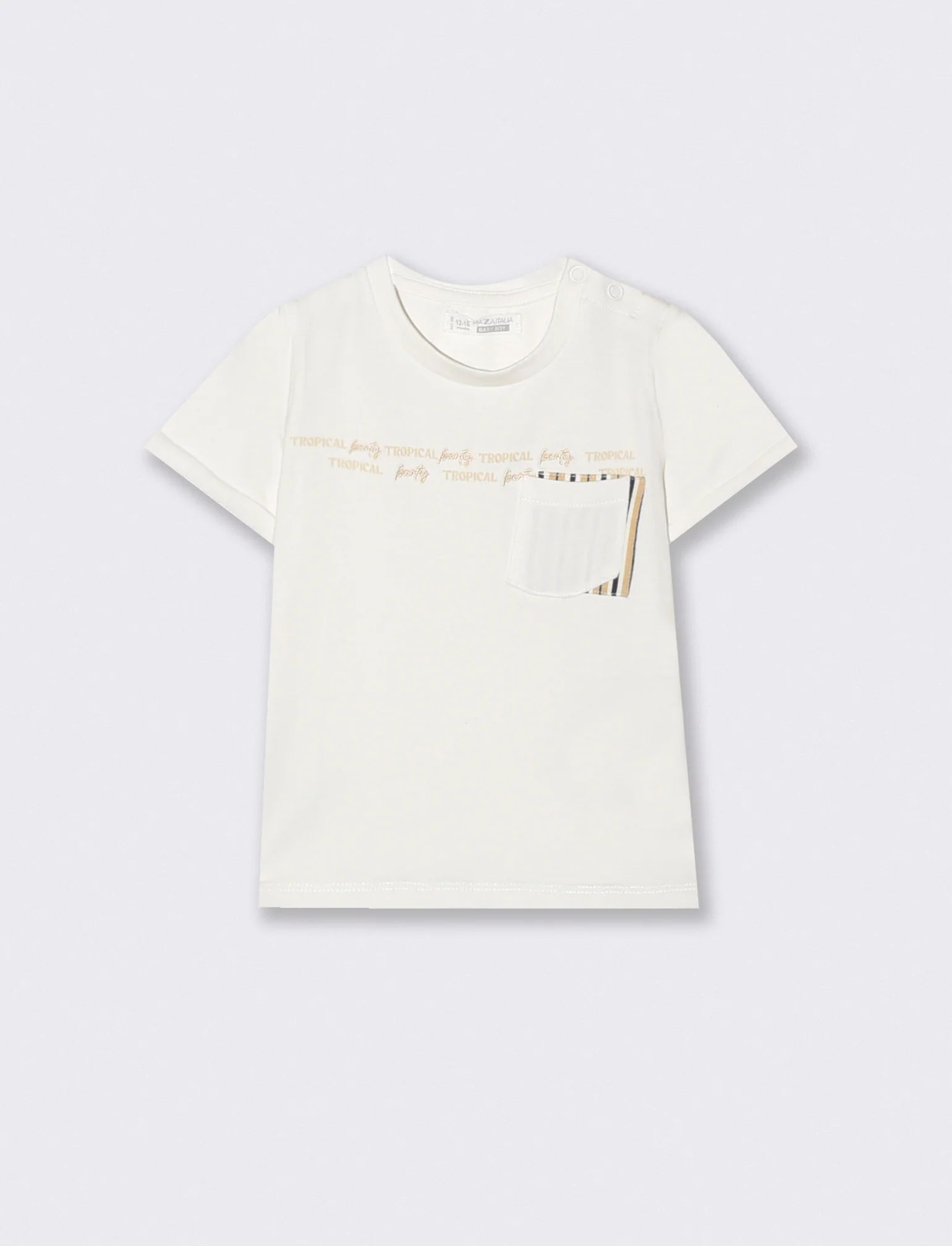 T shirt effetto degradè - Bianco
