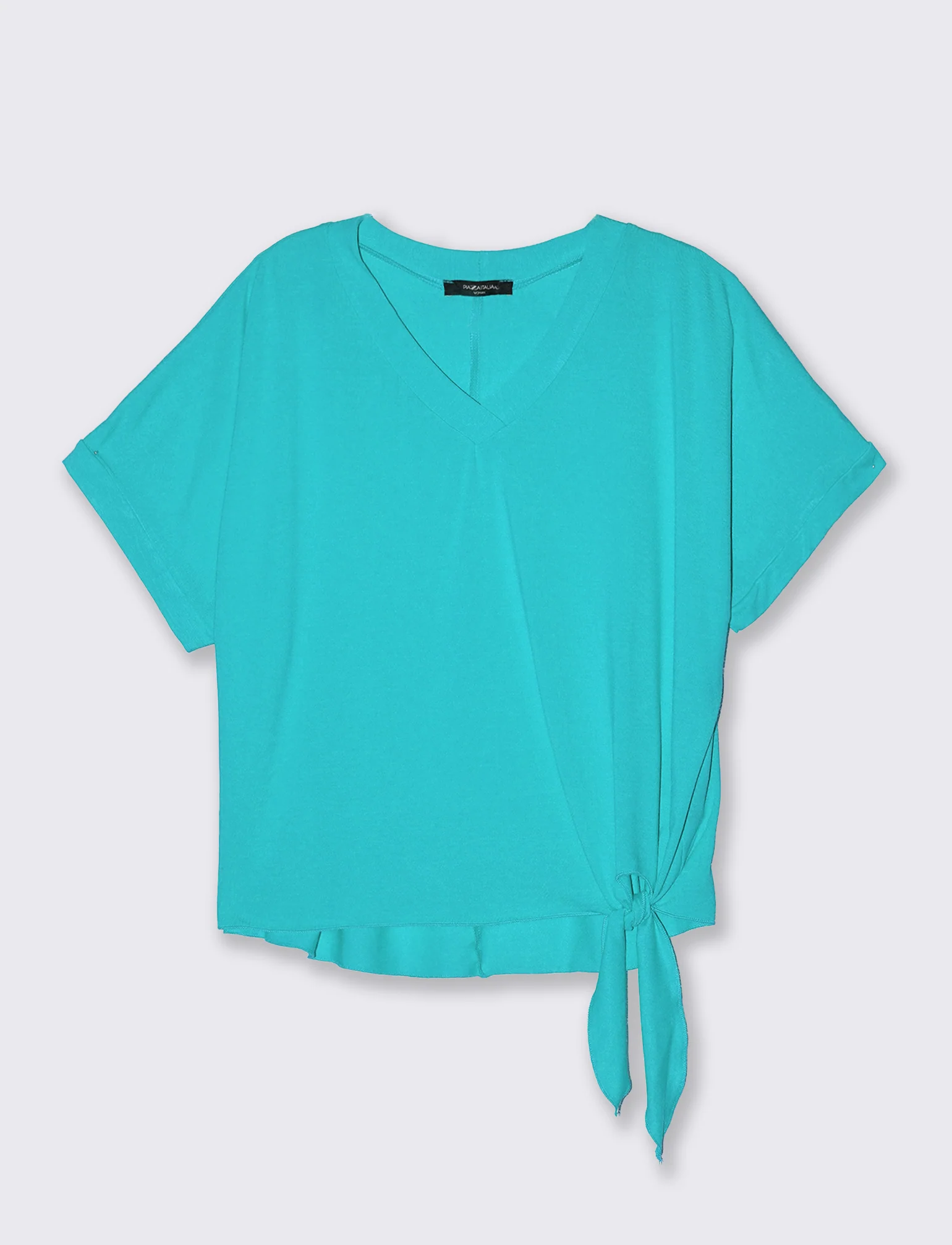T-SHIRT MANICA CORTA - Turchese - Image 3