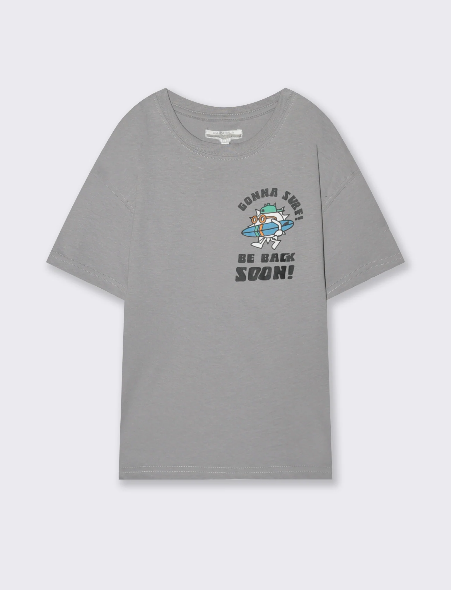 T-shirt over Gonna surf. - Grigio - Image 2