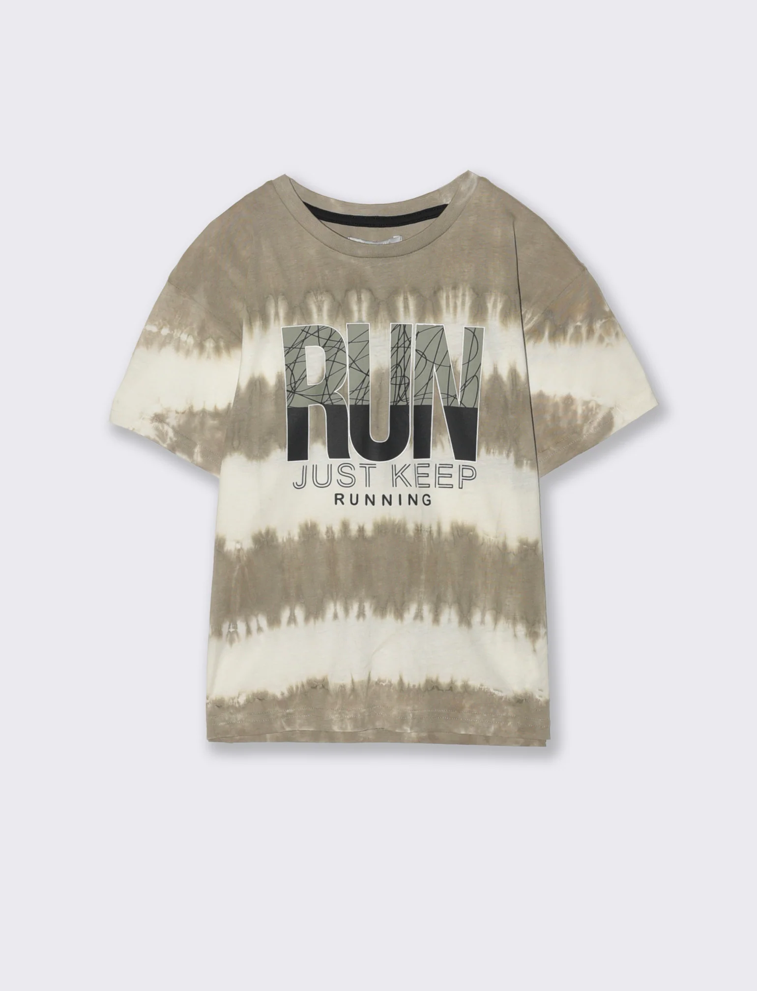 T-shirt stampata - Grigio mastice