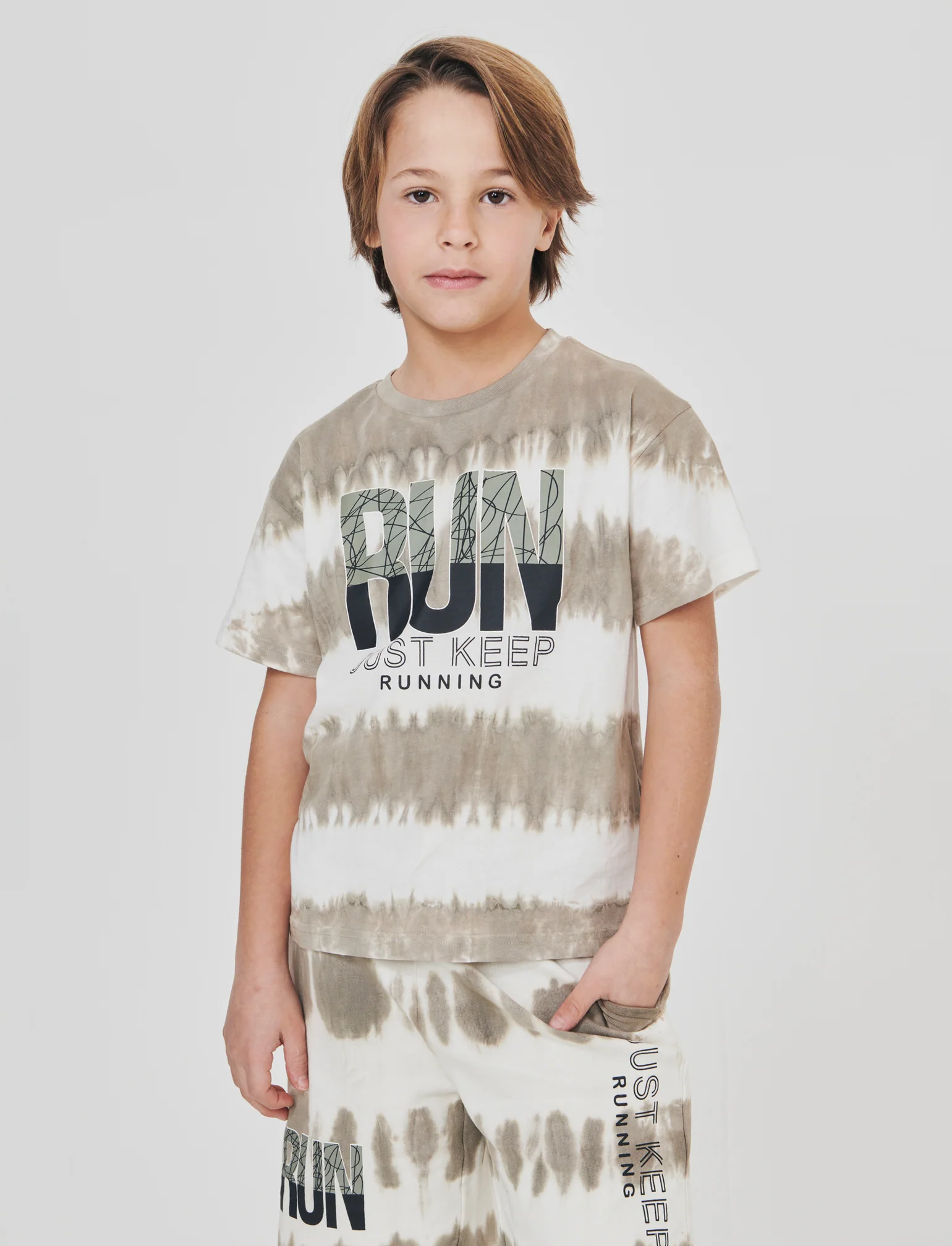 T-shirt stampata - Grigio mastice - Image 3