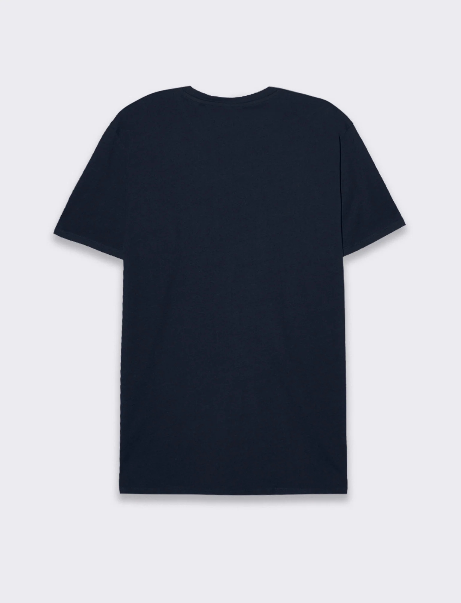 T-shirt waffle regular fit da uomo - Blu - Image 3