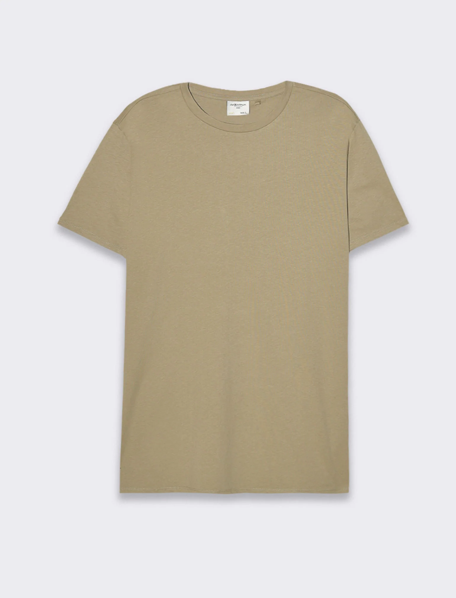 T-shirt waffle regular fit da uomo - Verde salvia - Image 4
