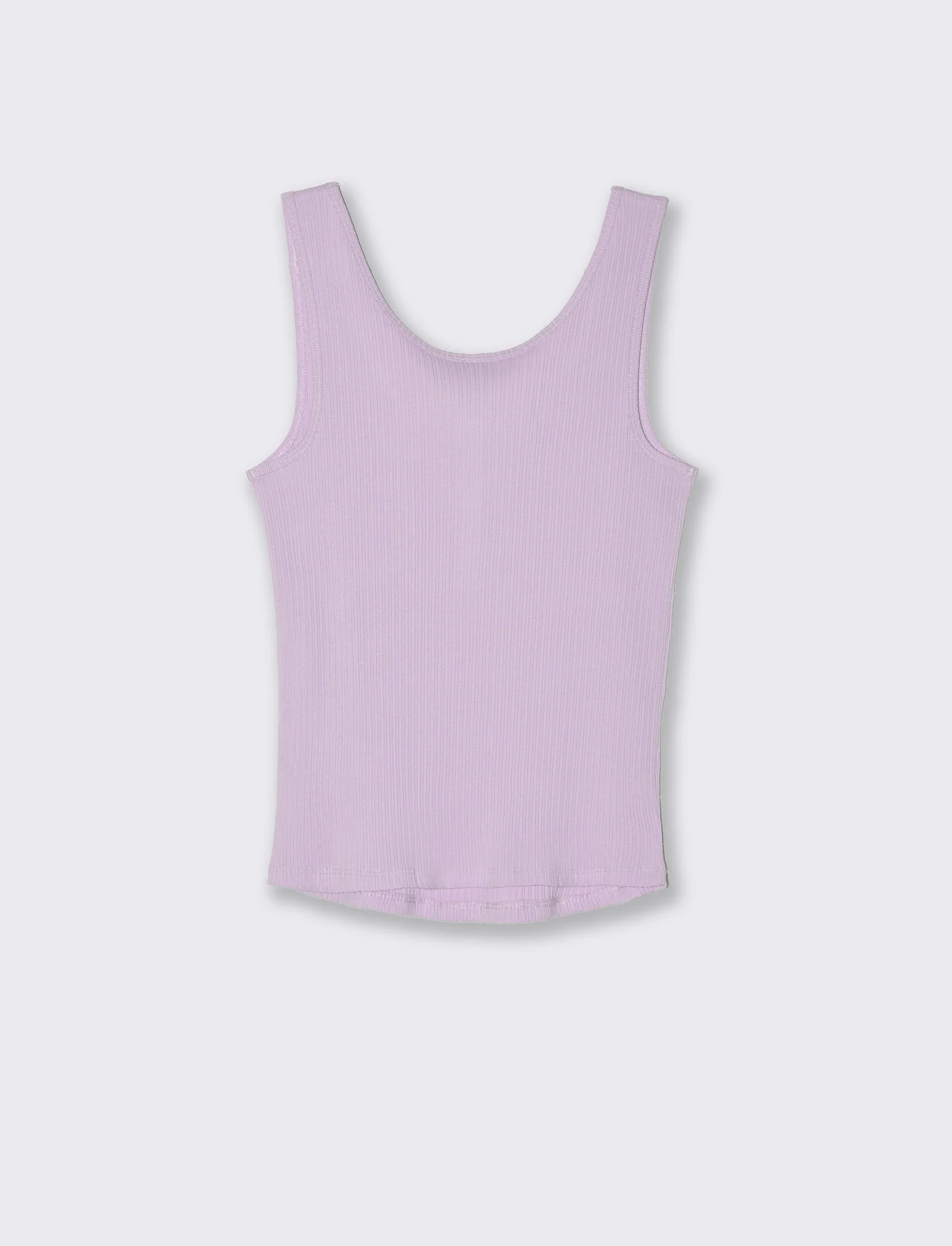 Top con scollo serafino da donna - Viola glicine - Image 2